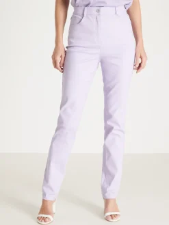 Femme Daxon Pantalon 5 poches coupe droite