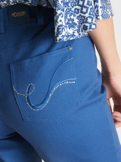 Femme Daxon Pantalon 5 poches coupe droite