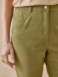 Femme Daxon Pantalon 5 poches coupe droite