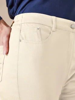 Femme Daxon Pantalon 5 poches taille haute