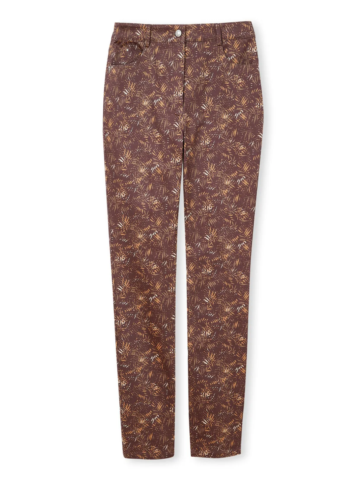 Femme Daxon Pantalon 5 poches taille haute