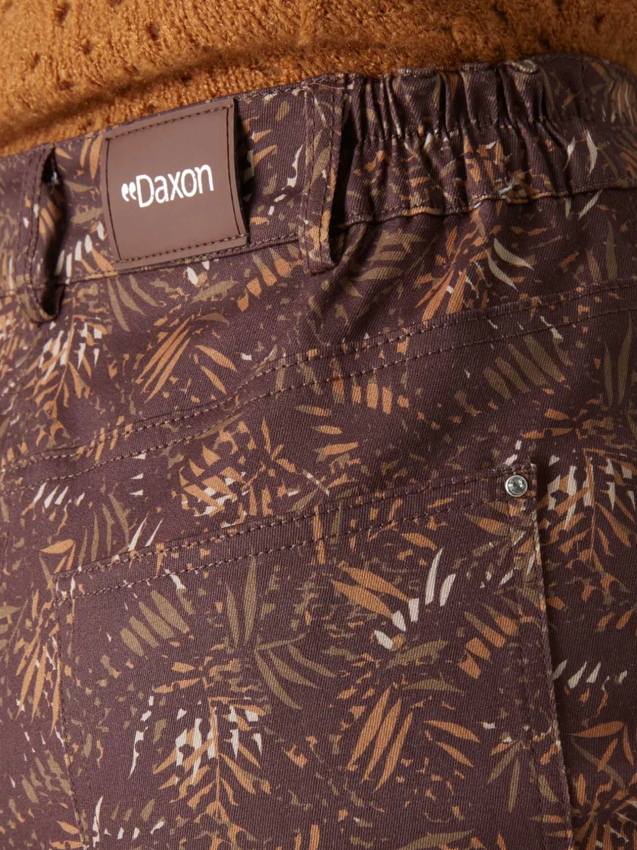 Femme Daxon Pantalon 5 poches taille haute