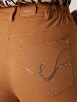 Femme Daxon Pantalon 5 poches taille haute