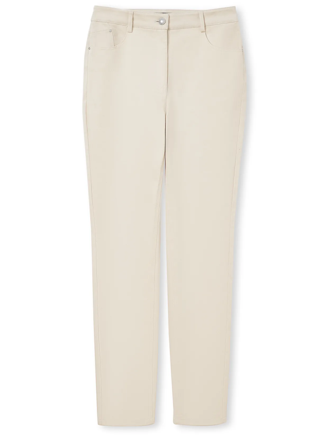 Femme Daxon Pantalon 5 poches taille haute