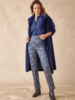 Femme Daxon Pantalon 5 poches taille haute