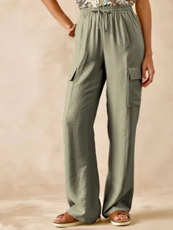 Femme Daxon Pantalon cargo élastiqué