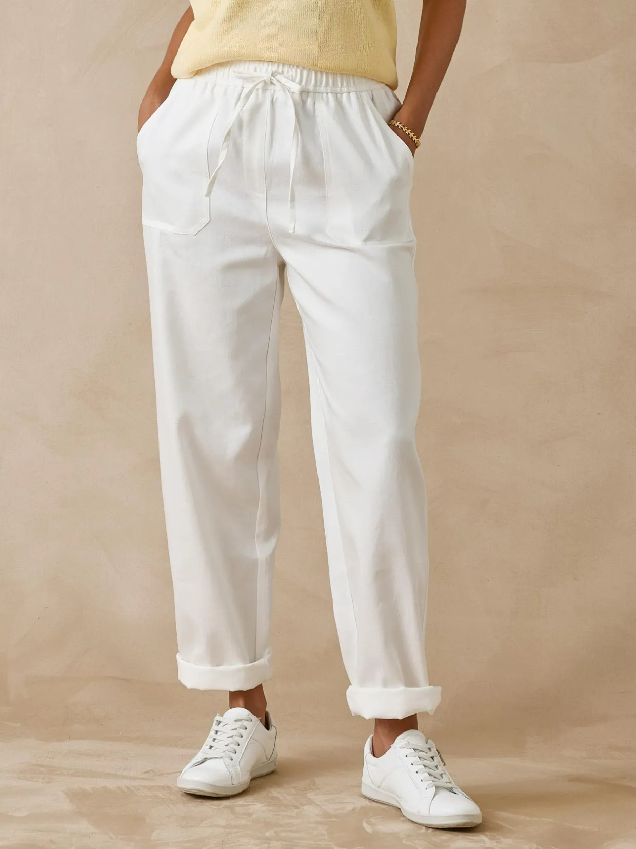 Femme Daxon Pantalon cargo élastiqué