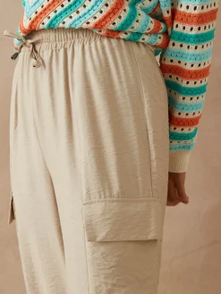 Femme Daxon Pantalon cargo élastiqué