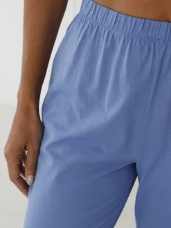 Daxon Pantalon de pyjama jersey pur coton