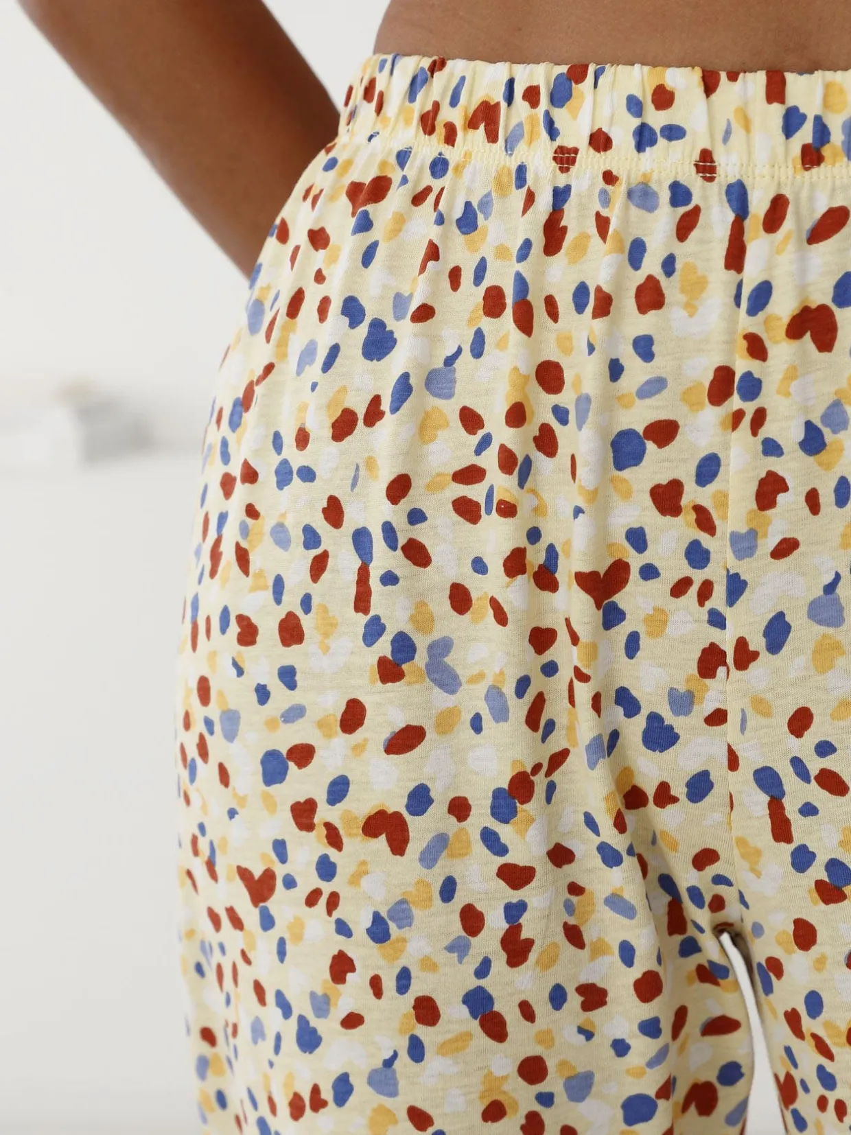 Daxon Pantalon de pyjama jersey pur coton