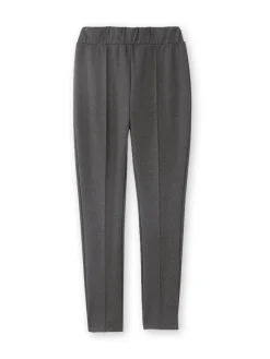 Femme Daxon Pantalon droit élastiqué maille milano