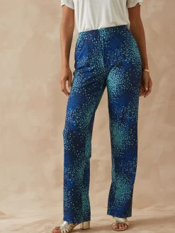 Femme Daxon Pantalon en crêpe fluide