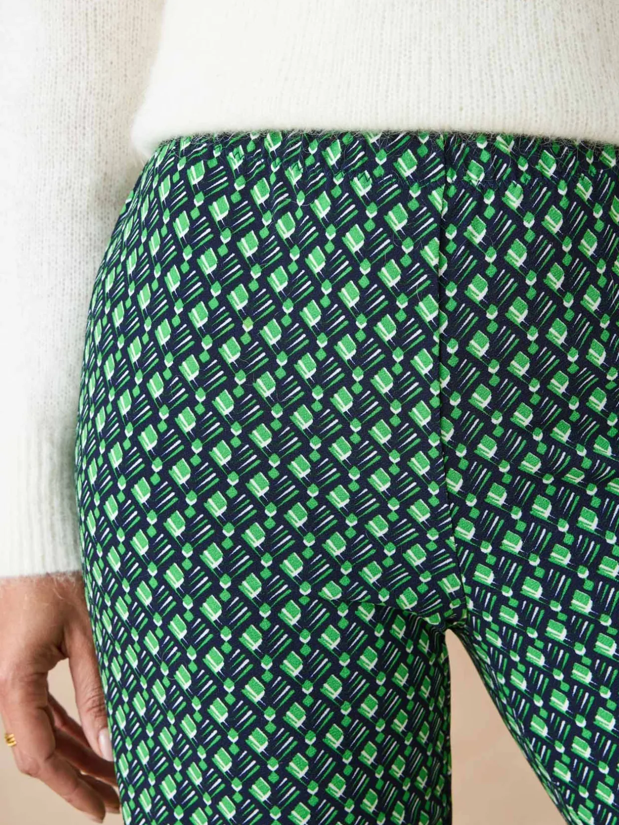 Femme Daxon Pantalon en crêpe fluide