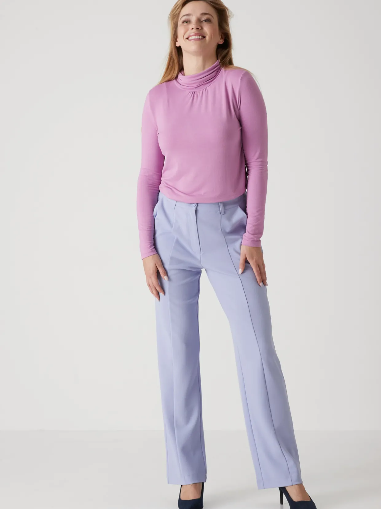 Femme Daxon Pantalon en maille crêpe