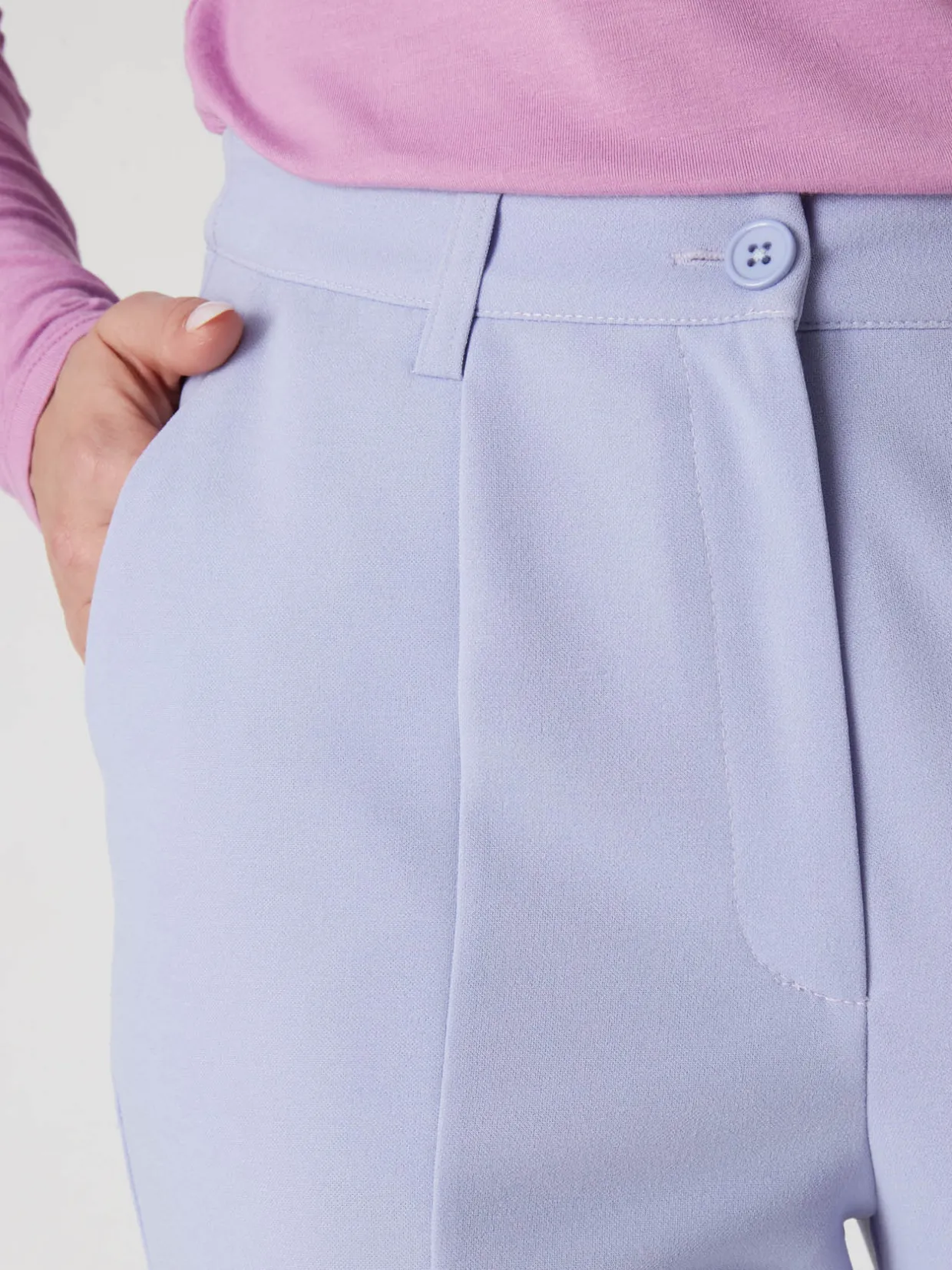 Femme Daxon Pantalon en maille crêpe