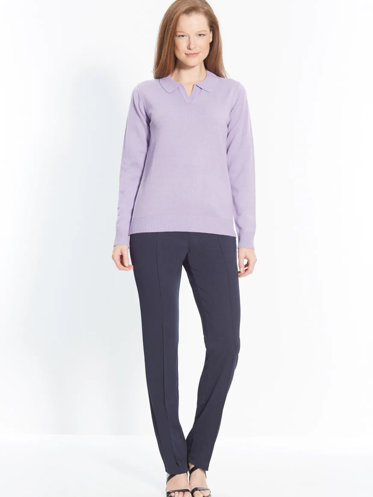 Femme Daxon Pantalon en maille stature -d'1,60m