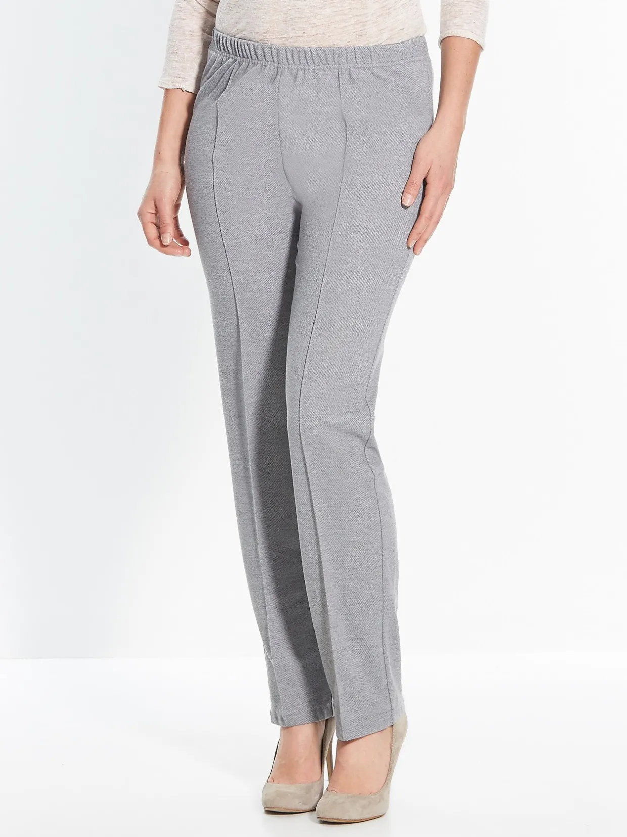 Femme Daxon Pantalon en maille stature -d'1,60m
