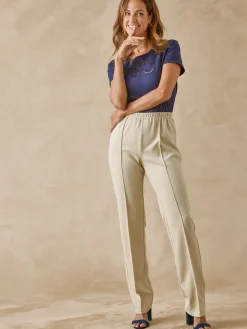 Femme Daxon Pantalon en maille stature + d'1,60m