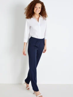 Femme Daxon Pantalon en maille stature + d'1,60m