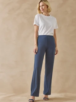 Femme Daxon Pantalon entièrement élastiqué en maille