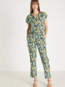 Femme Daxon Pantalon fluide entièrement élastiqué