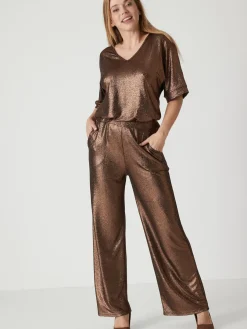 Femme Daxon Pantalon irisé élastiqué