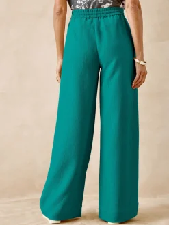 Femme Daxon Pantalon large aspect froissé