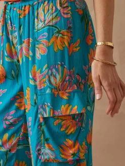 Femme Daxon Pantalon large élastiqué