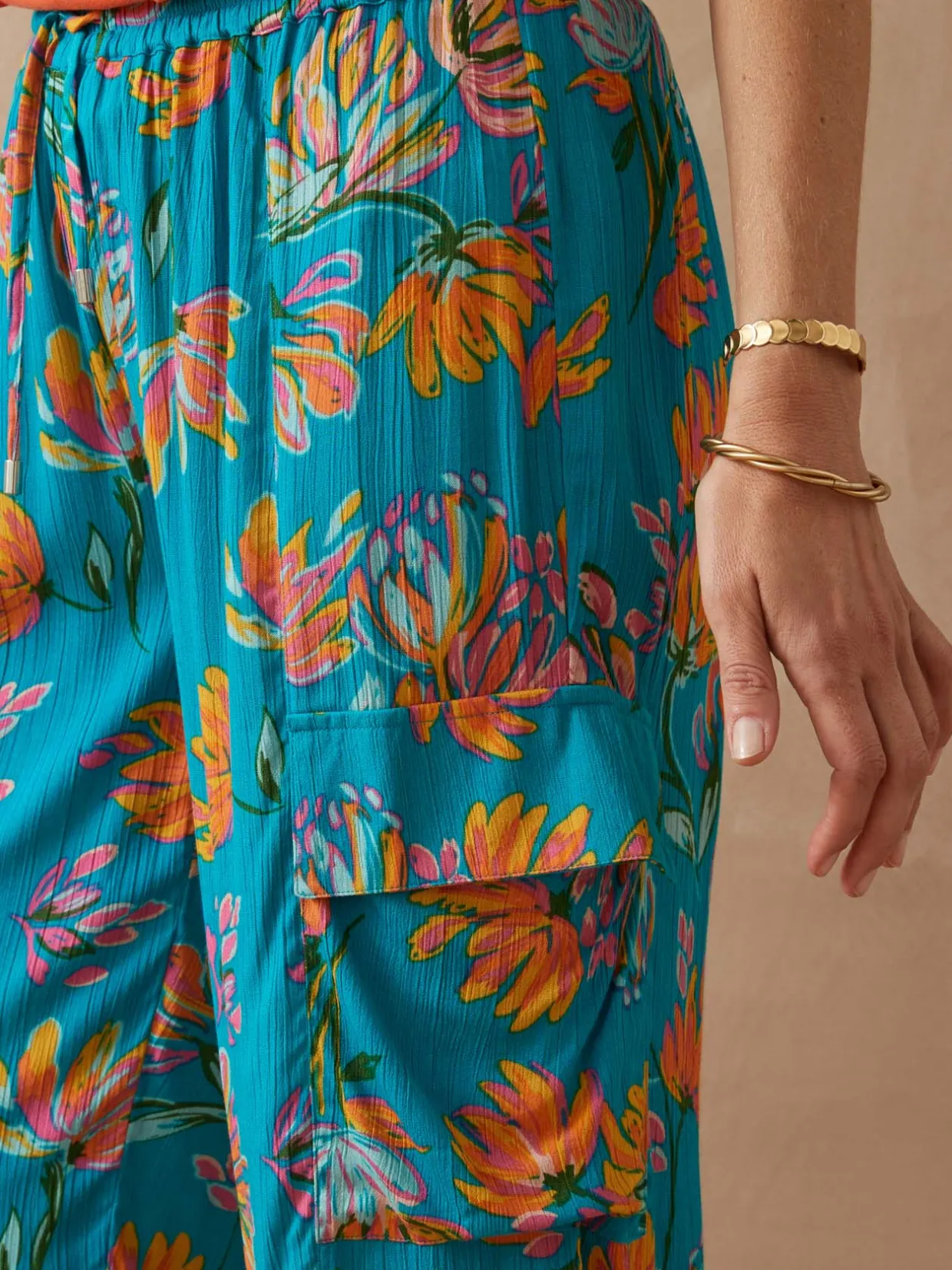 Femme Daxon Pantalon large élastiqué