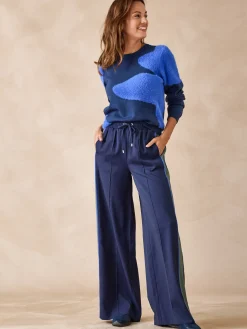 Femme Daxon Pantalon large palazzo élastiqué