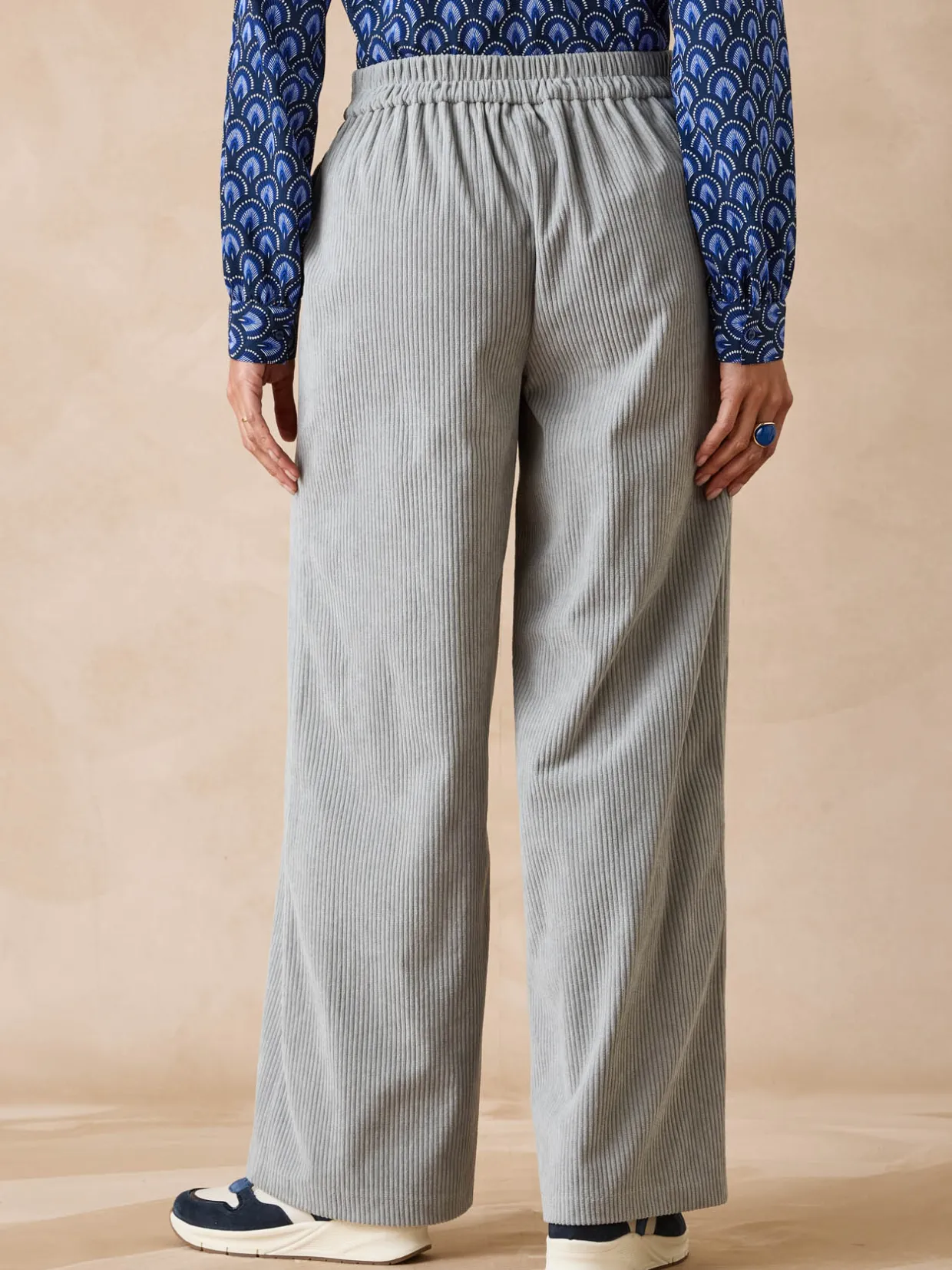 Femme Daxon Pantalon large velours côtelé