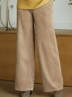 Femme Daxon Pantalon large velours côtelé