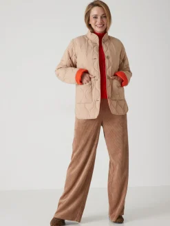 Femme Daxon Pantalon large velours côtelé