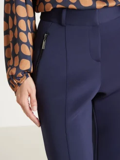 Femme Daxon Pantalon élastiqué dos maille satinée