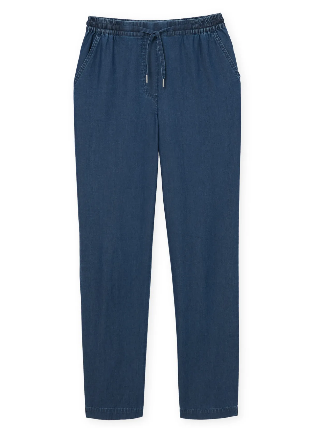 Femme Daxon Pantalon élastiqué en chambray