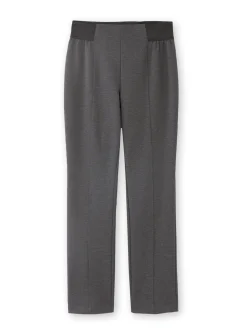 Femme Daxon Pantalon élastiqué en maille milano