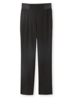 Femme Daxon Pantalon élastiqué en maille milano