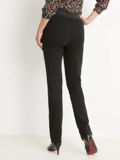 Femme Daxon Pantalon élastiqué en maille milano