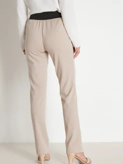 Femme Daxon Pantalon élastiqué en maille milano