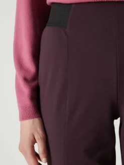 Femme Daxon Pantalon élastiqué en maille milano