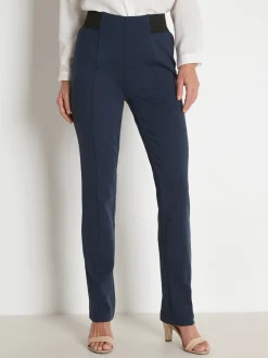Femme Daxon Pantalon élastiqué en maille milano