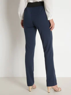 Femme Daxon Pantalon élastiqué en maille milano