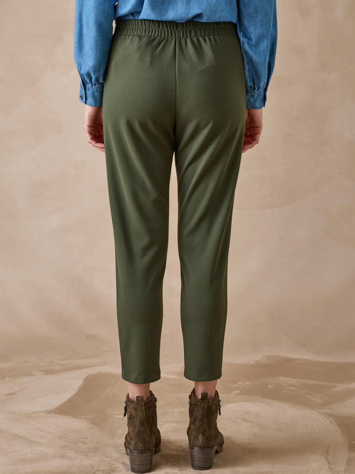 Femme Daxon Pantalon élastiqué en maille