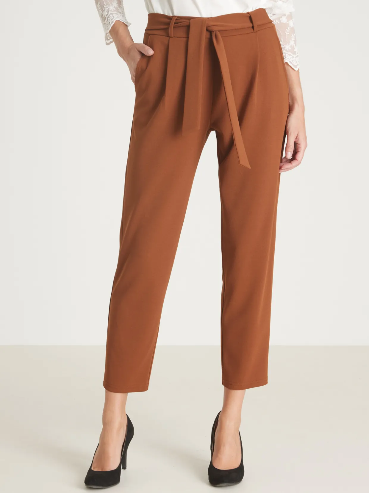 Femme Daxon Pantalon élastiqué en maille