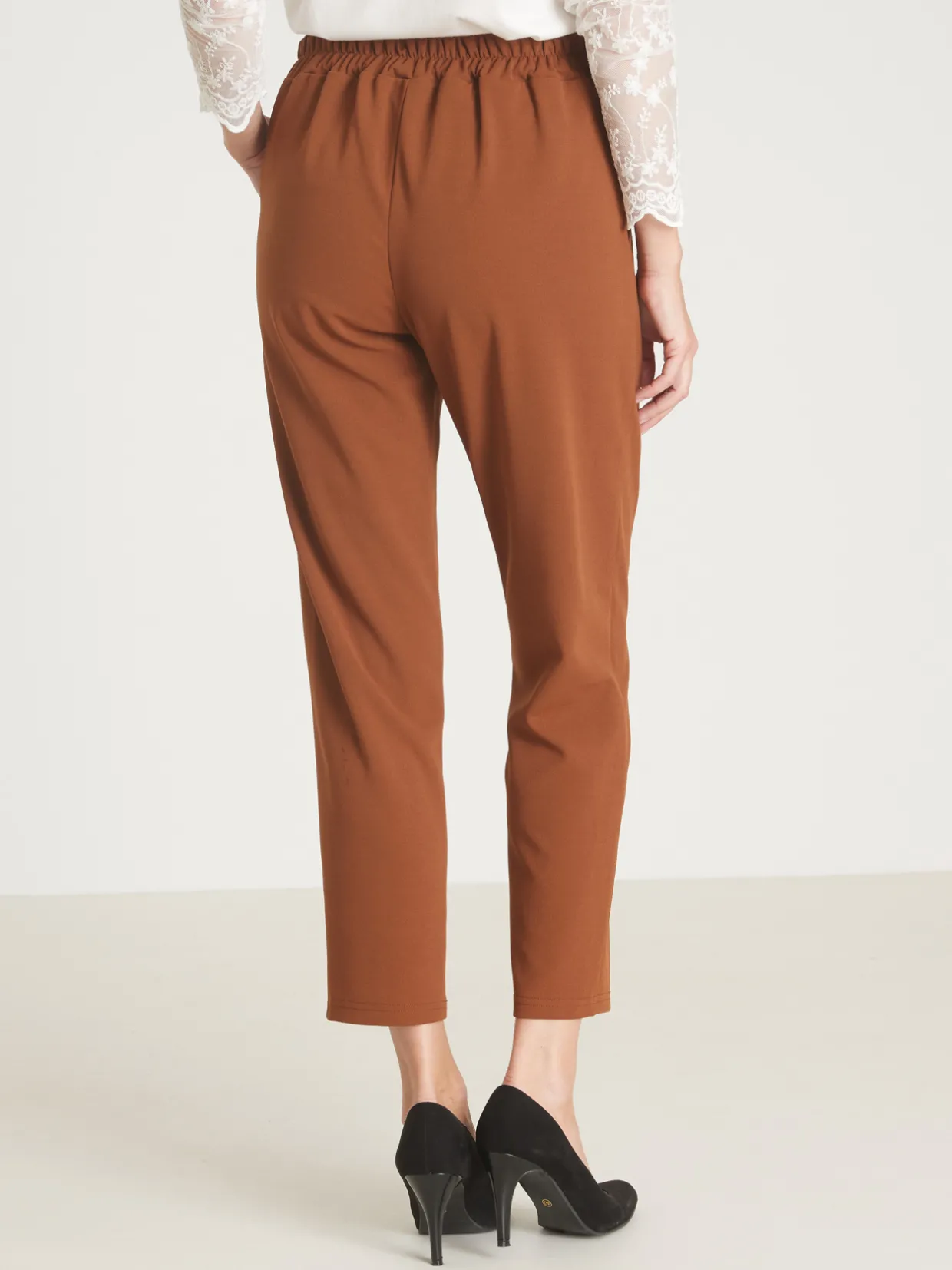 Femme Daxon Pantalon élastiqué en maille