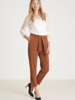 Femme Daxon Pantalon élastiqué en maille