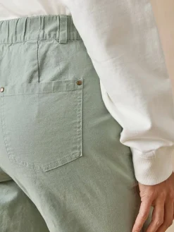 Femme Daxon Pantalon 7/8ème en toile extensible