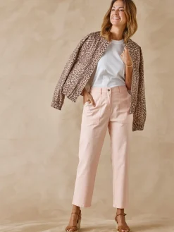 Femme Daxon Pantalon 7/8ème en toile extensible