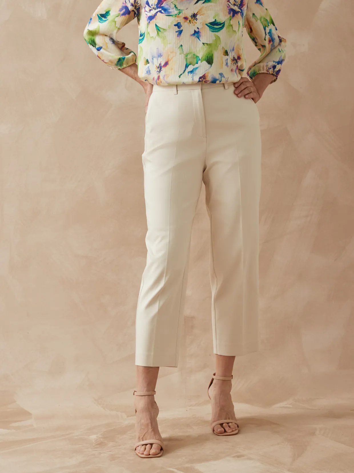 Femme Daxon Pantalon 7/8ème en toile extensible