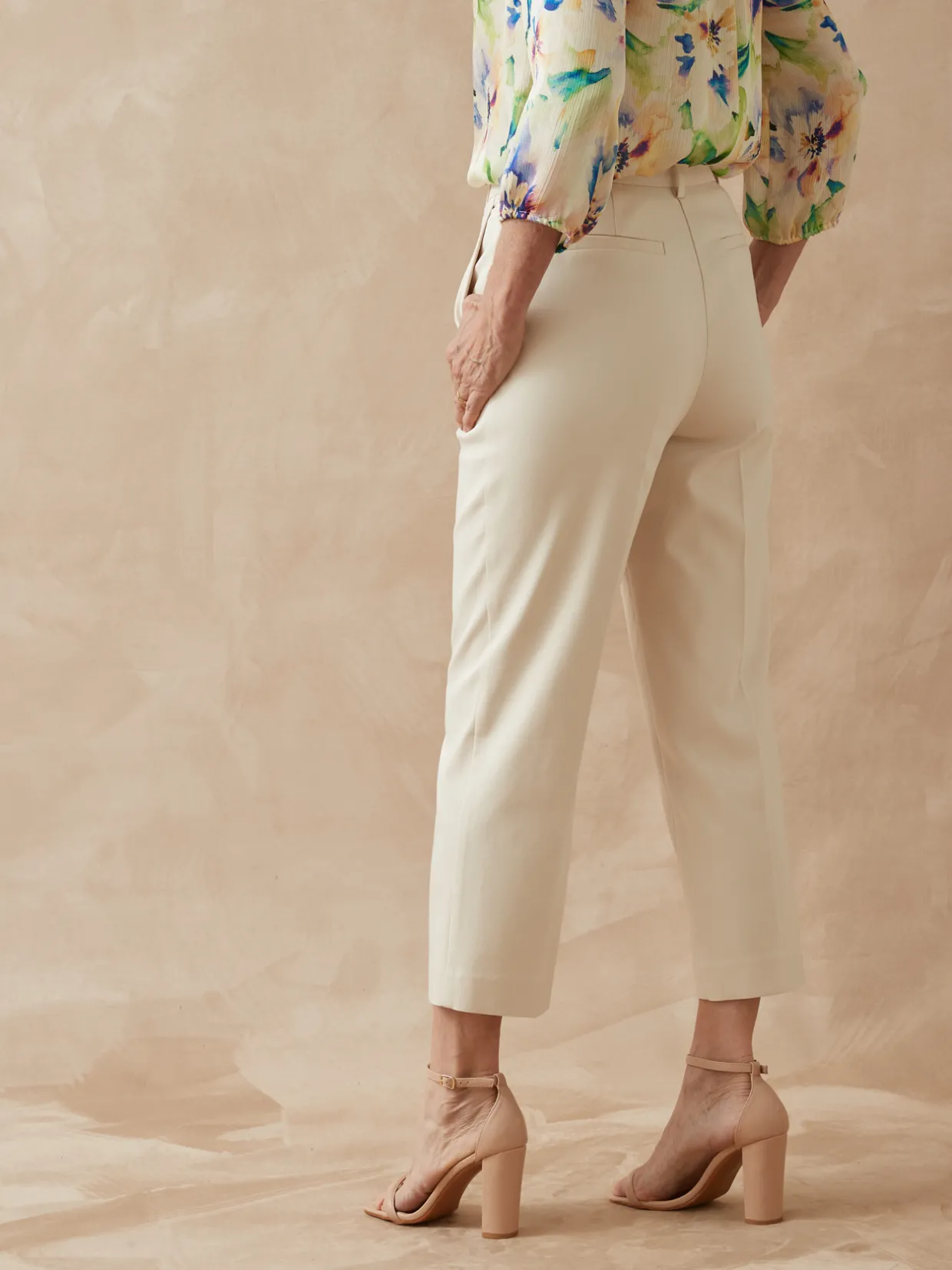 Femme Daxon Pantalon 7/8ème en toile extensible